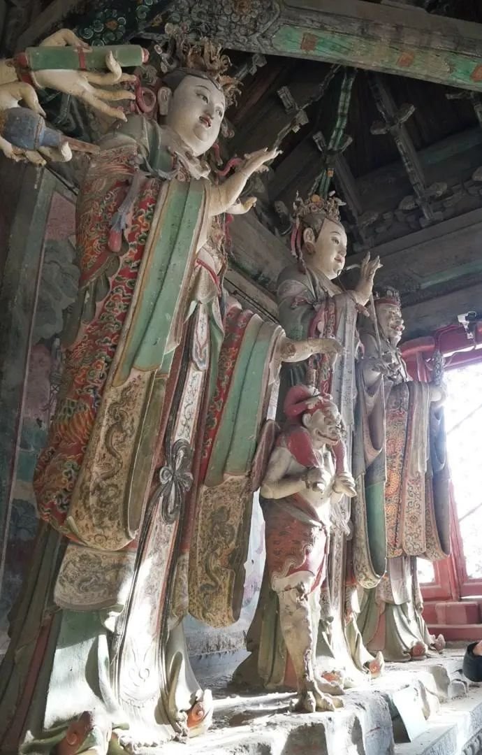 大慧寺壁画局部