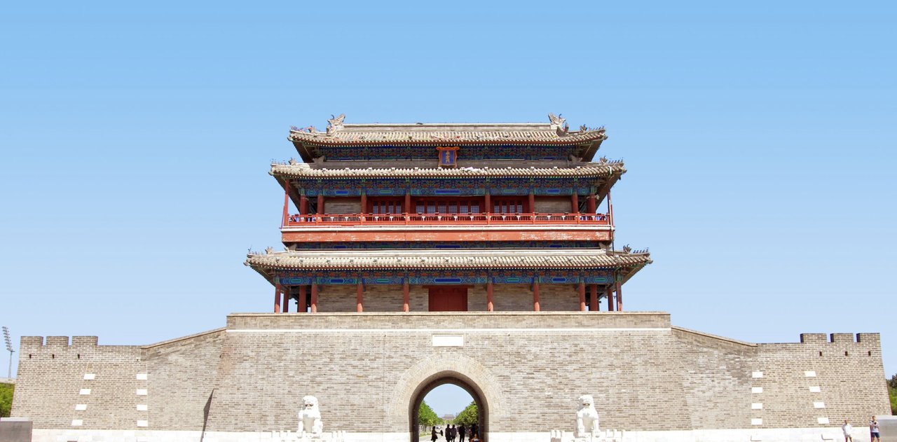永定门现状远景