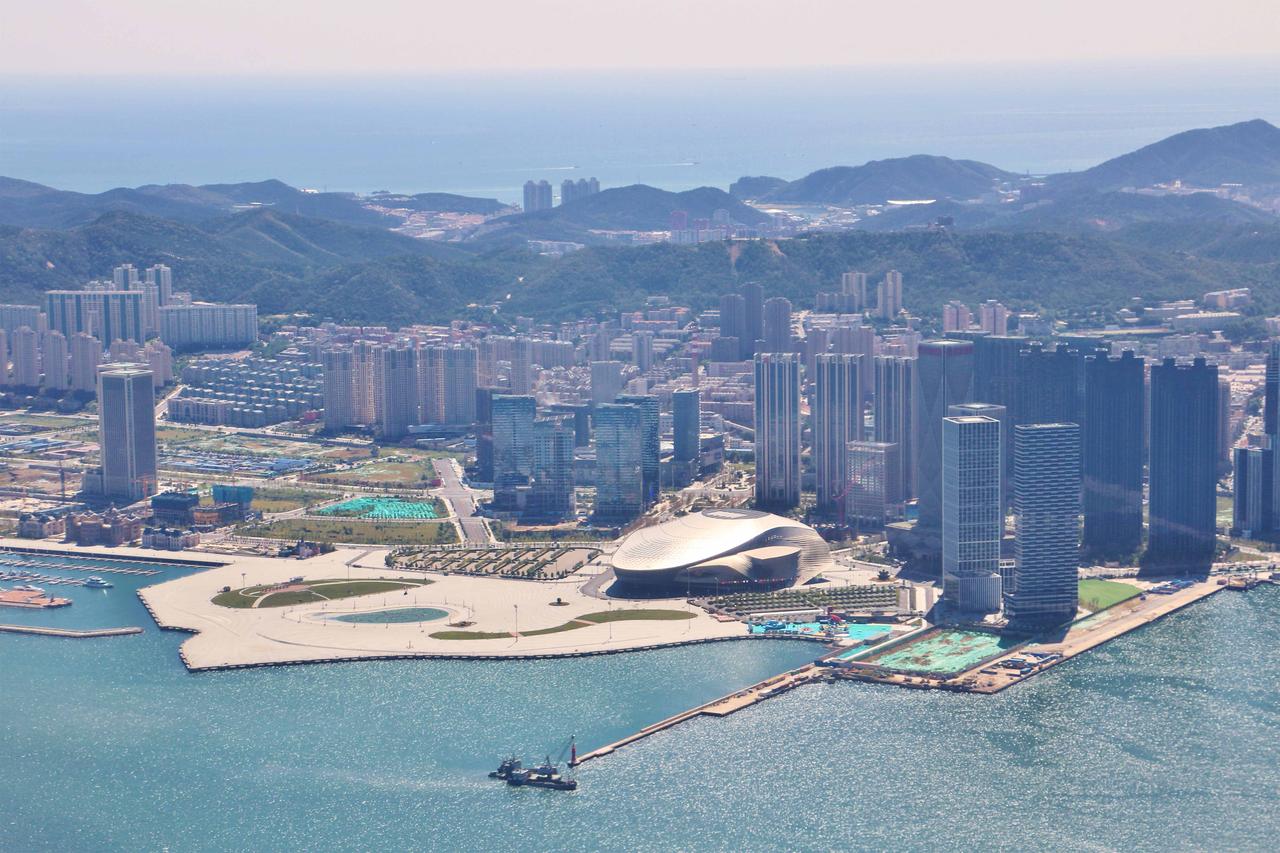 东港商务区滨海岸线