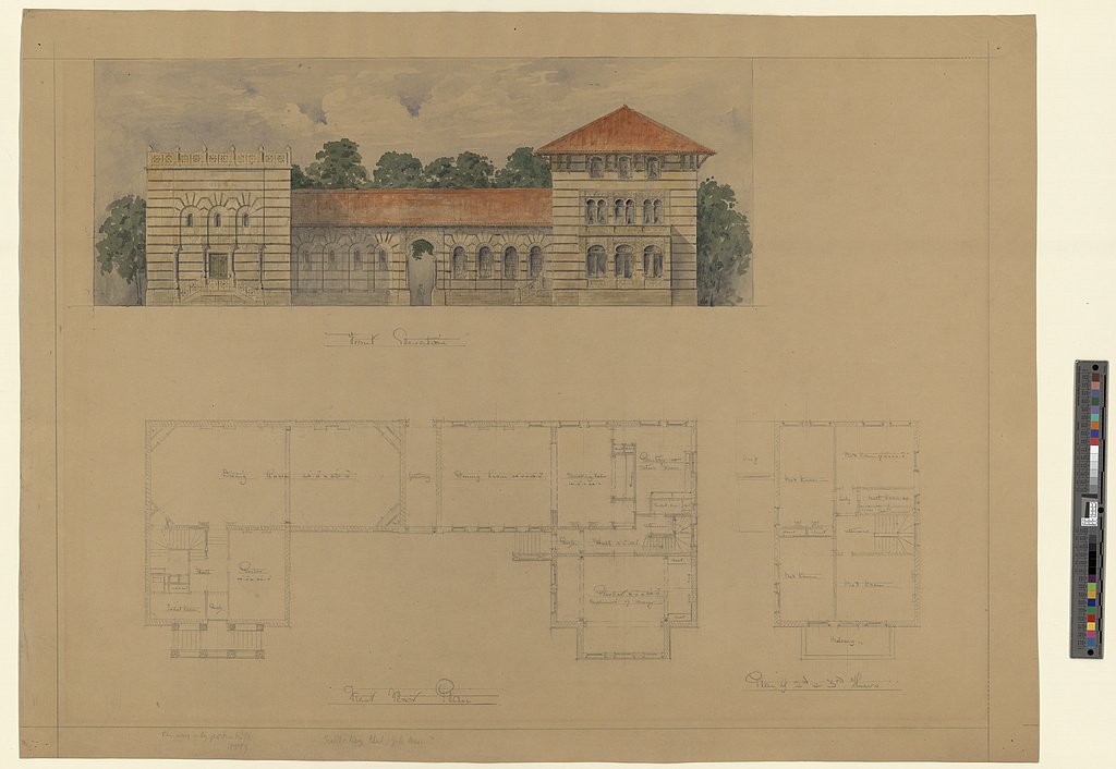 Richard Morris Hunt’s drawings for Scroll and Key