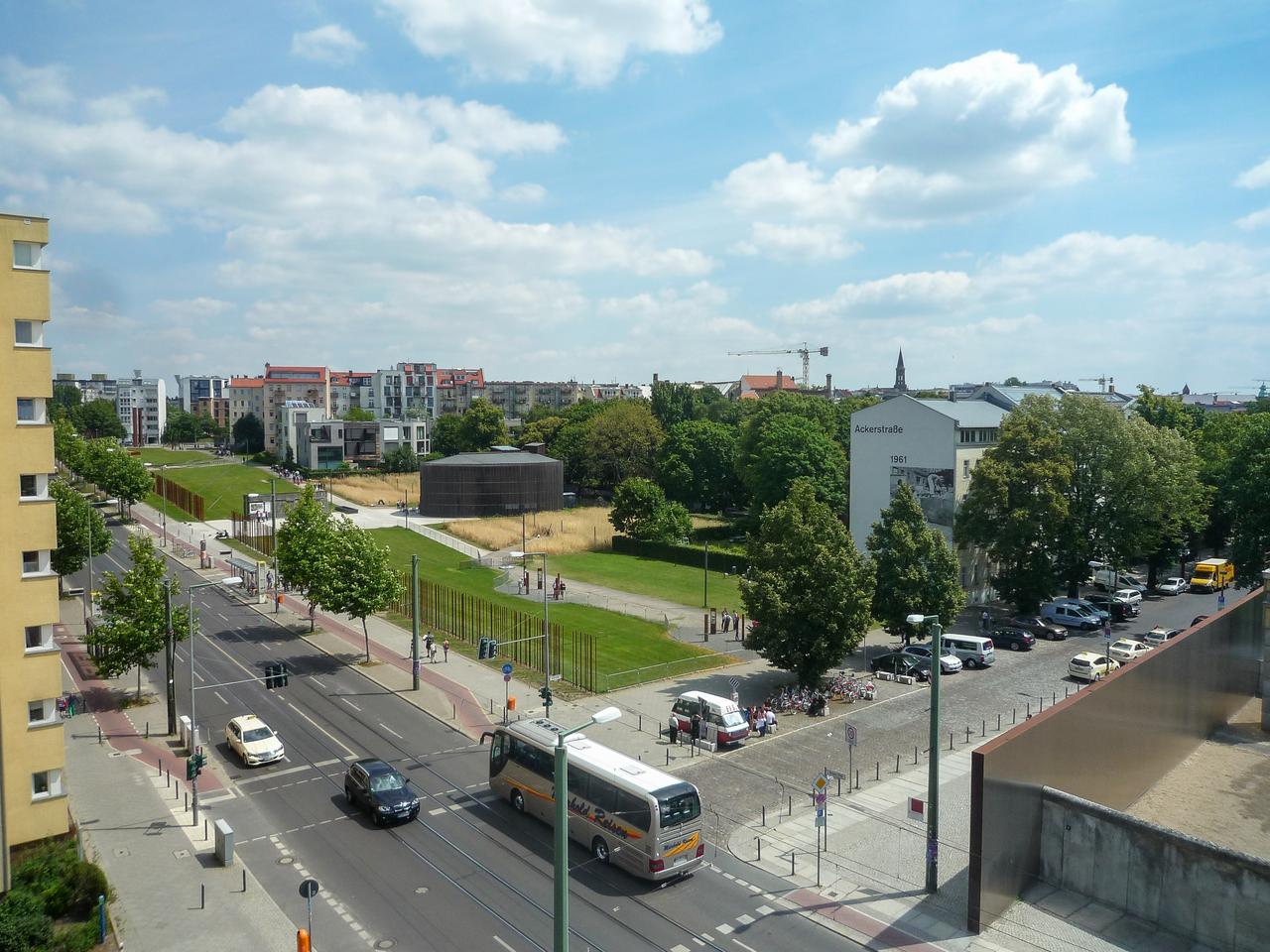 Overview of the Berlin Wall Memorial linear site