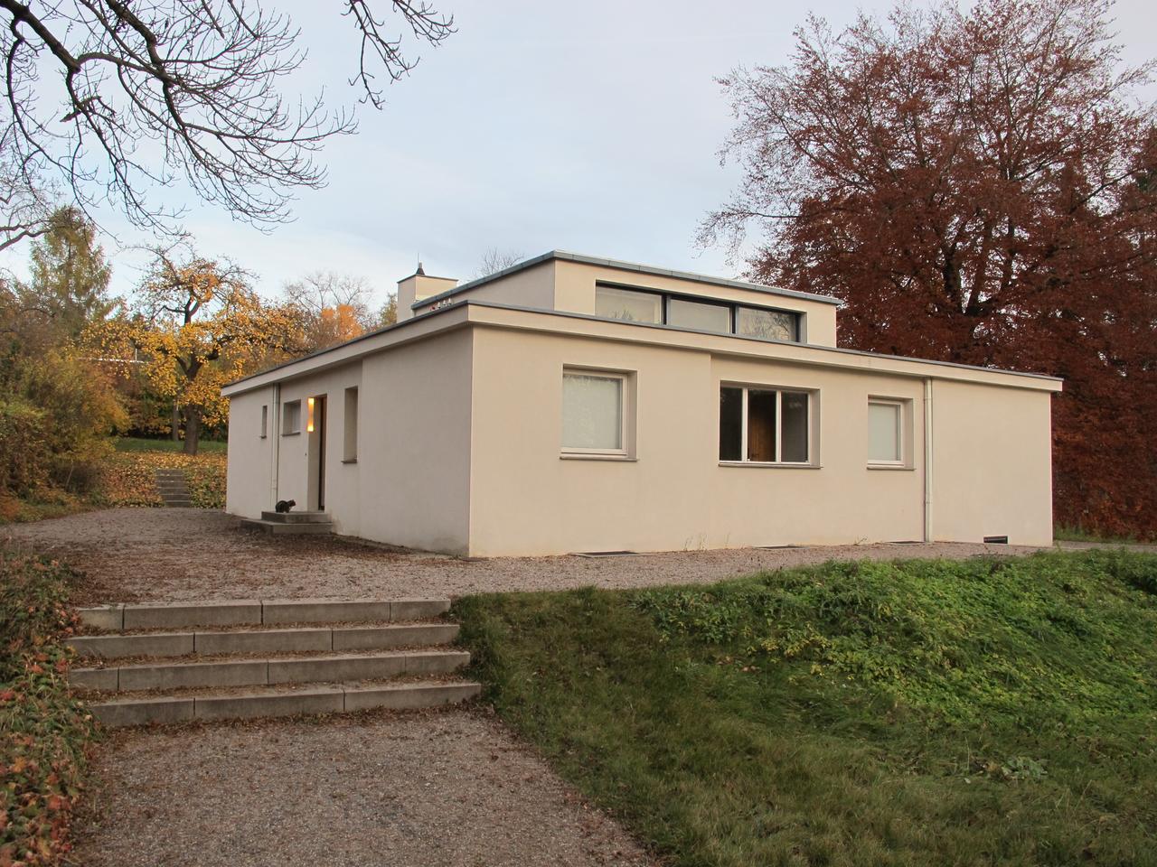 Haus am Horn 外景，包豪斯在魏玛的第一栋也是唯一一栋自建建筑