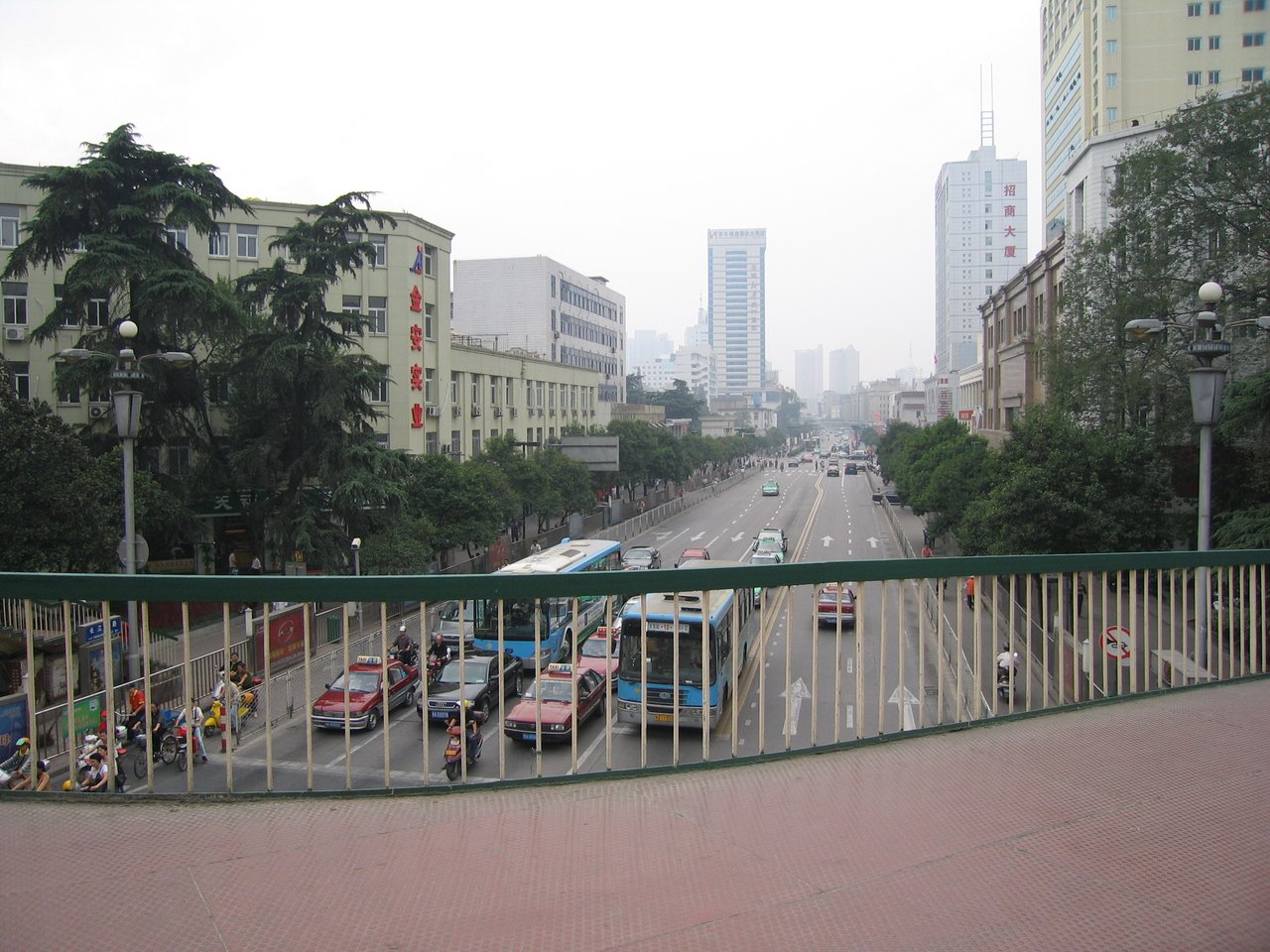 长江中路街面和道路界面