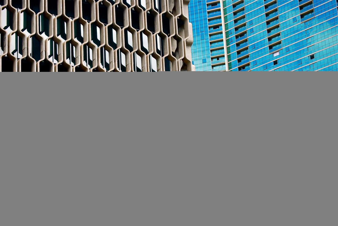 IBM Building 与周边高层塔楼的视觉关系