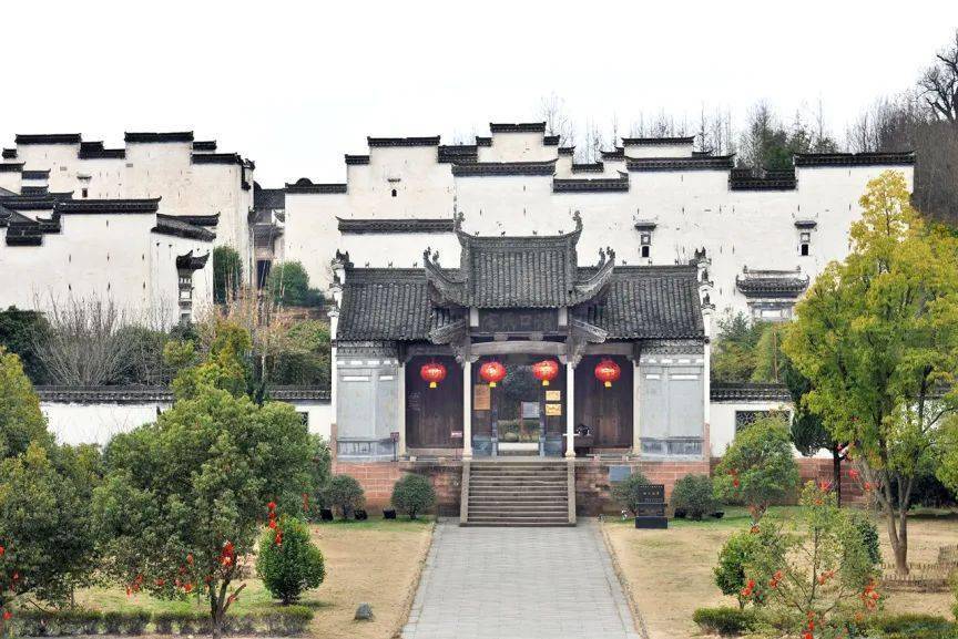潜口民宅明园建筑群全景