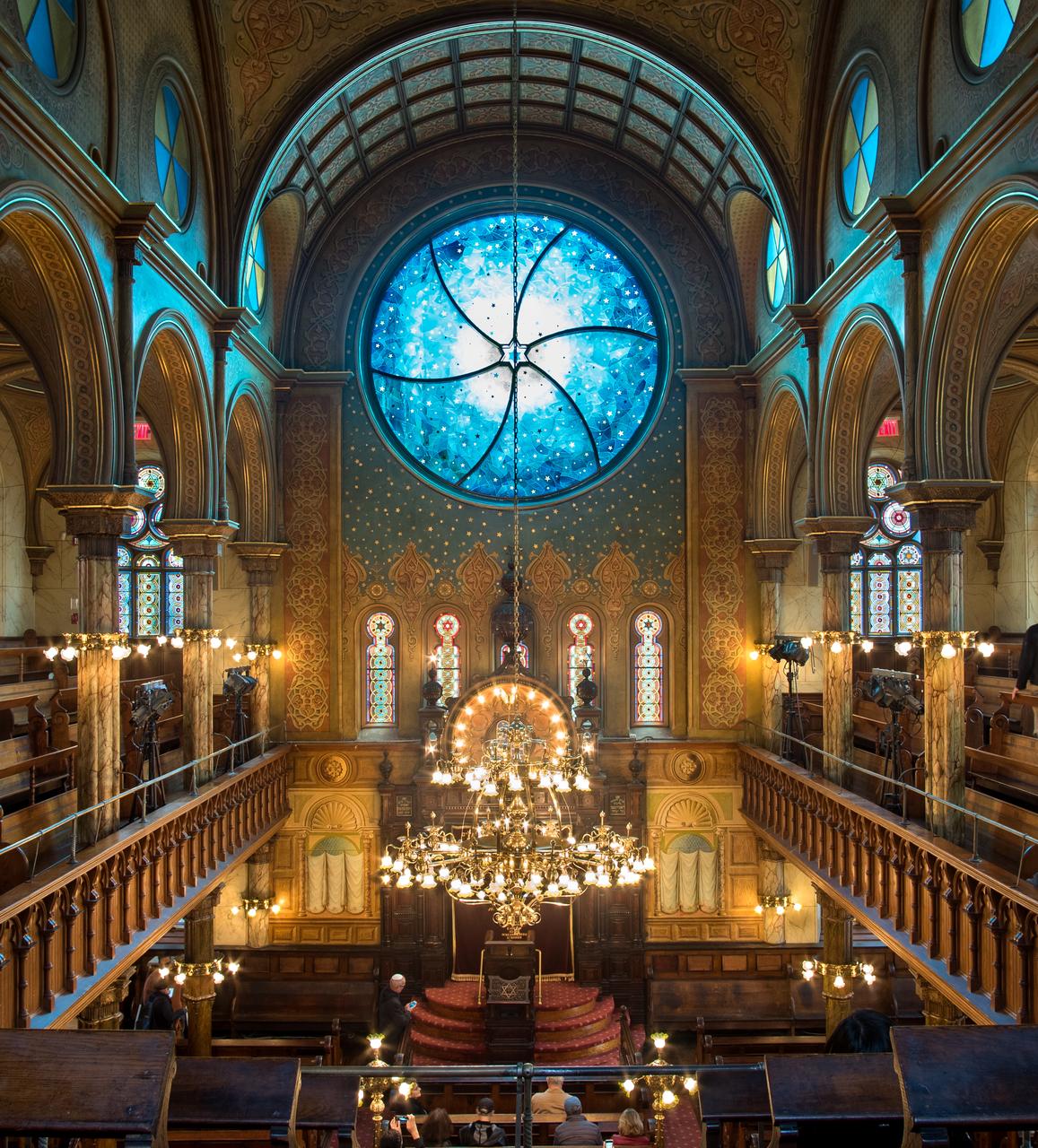 Eldridge Street Synagogue 主厅内景