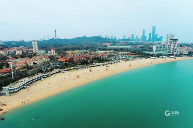 第一海水浴场夏季全景