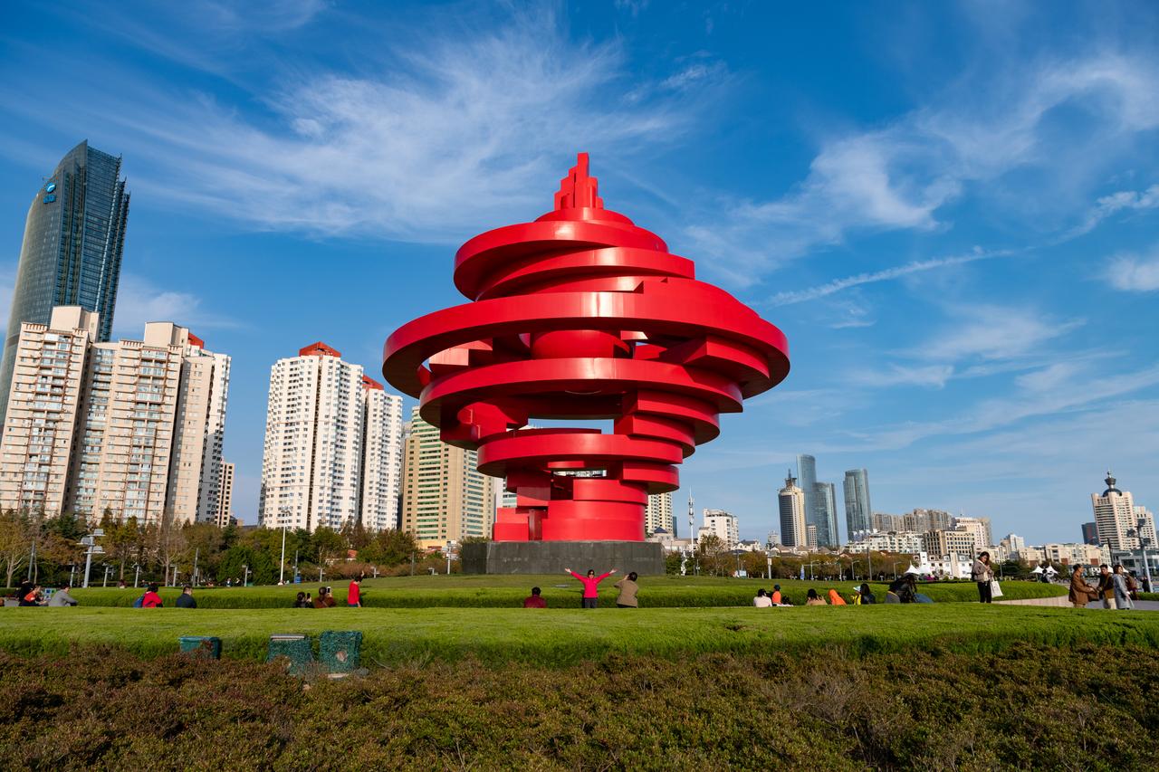 五四广场全景