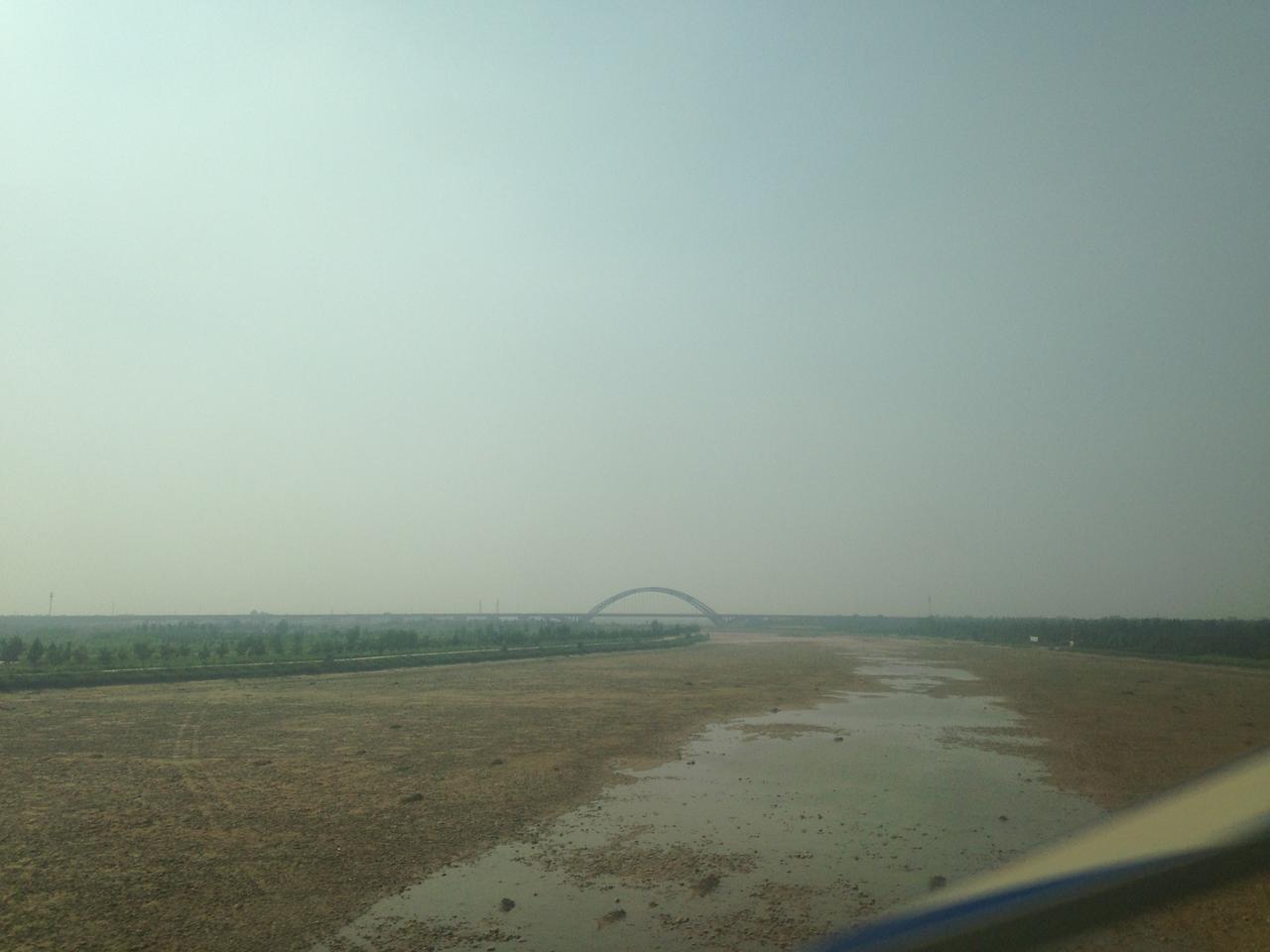 滹沱河正定段（生态修复前）